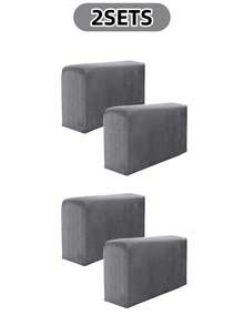 银狐绒沙发扶手套，加厚防滑通用扶手椅保护套柔软温暖沙发扶手套，扶手椅套 2 件套，沙发扶手套，沙发扶手套，沙发套，沙发扶手套 - 彩色 - 查看 13