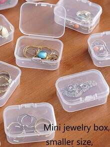 便携式首饰盒，女士小型首饰盒，极简家居首饰收纳盒，旅行收纳盒，精致迷你旅行首饰收纳盒，拉链首饰盒，可收纳耳环、戒指、项链、手镯，便携式化妆包，可爱化妆包，返校必备，难忘的节日礼物，复活节礼物，伴娘礼物，夏季旅行必备，旅行配件，旅行必备，双层便携式迷你展示收纳盒，邮轮旅行必备