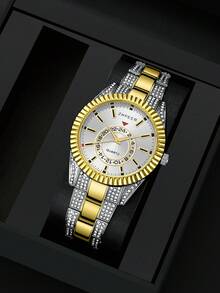 6pcs Men's Watch Set: 2pcs Barrel-Shaped Case + 4pcs Round Case Watches - Six-piece Set - View 6