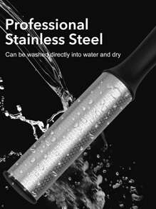 1 pezzo Limetta per piedi, rimuovi calli in acciaio inossidabile, lima professionale per pedicure a 360 gradi, strumento di scrubbing versatile per i piedi