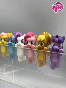 1 pieza/3 piezas/6 piezas/12 piezas Figuras decorativas aleatorias de  para escritorio, accesorios lindos y divertidos de Twilight Sparkle, Rarity, Fluttershy, Pinkie Pie, Rainbow Dash, adecuados para fiestas, vacaciones, decoración de habitaciones y escritorios