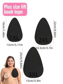 4 piezas de Sujetadores sin espalda y sin tirantes de silicona invisibles en colores beige, negro y café, adecuados para tallas de copa B-E