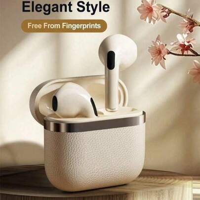 Pro 4 无线耳机，兼容蓝牙 5.3，防水耳机带麦克风，适用于蓝牙耳机