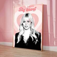 1 件流行歌手演员 Renee Rapp 动漫海报防水贴纸咖啡馆酒吧可爱房间装饰无框 - 彩色 - 查看 33