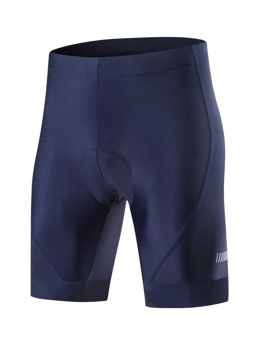 HISERWA [Breathable Fabric] Men's High-Elasticity Cycling Shorts - Breathable POLYAMIDE Quick-Dry, UPF50+,Navy Blue & Black , Perfect For Summer Sports & Outdoor Activities, Biker Shorts