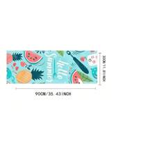1pc/5pcs/7pcs, Home Decor, Summer Style Lemon Pattern Polyester Printed Table Runner With 6 Placemats - Polyester, Rectangle, Holiday Decorative Fabric Table Runner, Home Decor, Kitchen & Dining Table Decoration, Room Decor, Table Runner