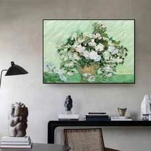 1 件无框艺术墙贴海报著名印象派画家文森特梵高艺术海报帆布油画向日葵麦田墙贴房间家居装饰无框 - 彩色 - 查看 7