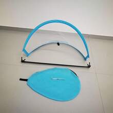 1 pièce Mini but de football portable et escamotable - Compact, pliable, mobile, facile à assembler et à ranger - Parfait pour la pratique dans le jardin, l'entraînement extérieur et les matchs de football de jeunes