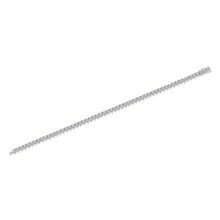 1pc 18K Gold Plated S925 Silver Bracelet With Round Moissanite Stones, Full Row Shiny Design, Elegant Luxury Style, Suitable For Evening Party, Holiday Celebration Or Gift Occasion, With GRA Certificate
