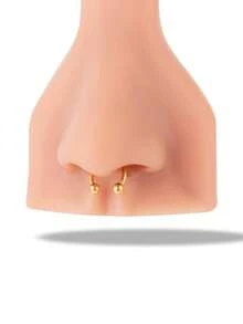 1 Pc S925 Sterling Silver Belly Button Zirconia Belly Button Silver Navel Rings Small Belly Button Vimi Belly Jewelry - Single Belly Button Nail - View 9