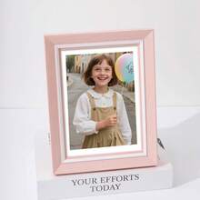 Minimalist Pink Photo Frame, Girly & Fresh Decor, 6-Inch, 7-Inch, 8-Inch, Suitable For Living Room, Bedroom, Baby Shower Gift - Pink - View 8