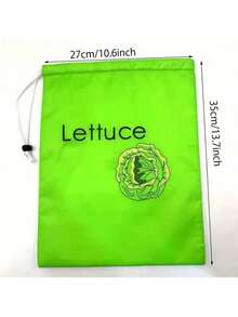 1 كيس تخزين طعام قابل لإعادة الاستخدام - مثالي لحفظ الفواكه والخضروات - خفيف الوزن وقابل للغسيل - رائع لتخزين المطبخ