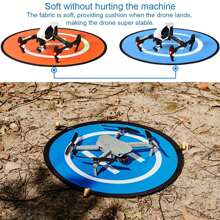Waterproof Universal Landing Pad For Drones, Quick-Fold Double-Sided Quadcopter Landing Mat For RC Drones Helicopters, Compatible With DJI Spark Mavic Pro Phantom 2/3/4 Pro Inspire 2/1 3DR Solo