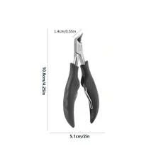 Ultra-Sharp Precision Nail Clipper - Perfect For Ingrown And Thick Nails, Ideal Choice For Home Manicure And Pedicure