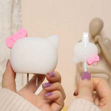 Sanrio Sanrio Cute Cartoon Series Fast Charger Protector Compatible With Iphone 18W 20W IPhone 14 13 12 11 Pro Max Fast Charging Cable Charger Head Cover Cable Accessory Data Cable Protective Sleeve (4in1) Cable Protector