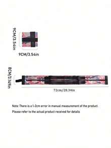 1 件粉色迷彩可折叠购物袋 - 高品质尼龙，大容量旅行和健身手提包，耐用面料和肩带，轻便适合运动、健身和日常使用，日常购物袋 | 可折叠手提包 | 尼龙购物袋，可重复使用购物袋