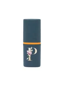 1pc Portable Toothbrush Case, Travel Toothbrush Holder Printed With Pink Wreath And Gold Initial Letters A-Z, Portable Toothbrush Cup Cover, Suitable For Travel, Camping, Business Travel, And School, Multi-Purpose Toothbrush Cup, Travel Wash Cup, Toothbrush And Toiletries Storage Kit, Minimalist Toiletries Storage Box, Travel Essentials, Bathroom Accessories, Household Items, And Storage Supplies - Dark Green - View 24