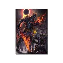 1pc/3PCS Wall Arts Posters Game Vintage Classic Game Dark Souls Posters And Prints Vinatge HD Decorative Canvas Painting Wall Art Pictures Living Room Home Decoration, Canvas Art, Frameless/ With A Frame ,Wall Art With Frame