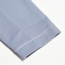 Adidas 女士时尚运动健身紧身打底裤 IC8301，春/秋 - 銀灰紫羅蘭 - 查看 3