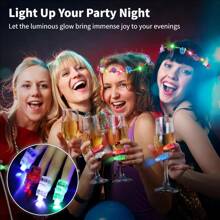 1 Stück LED Fingerlichter/Batteriebetriebene Mini Taschenlampe, Leuchtdekoration für Partys, Geburtstage, Weihnachten und Neujahrsfeiern