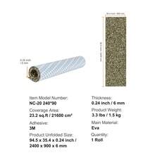 Tapete autoadhesivo antideslizante para cubiertas marinas | Alfombra de espuma EVA para piso de barco (94.5"X35.4"), cubre 23,2 pies cuadrados | Superficie impermeable y antideslizante para barcos, yates, kayaks, pontones | Equipo de protección para cubierta para hombres y mujeres - Verde - Ver 7