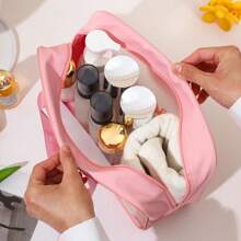 New Dry Wet Separation Cute Wash Bag, Large Capacity Travel Storage, Portable Bathing, Swimming, Beach Storage, Cosmetics Waterproof Bag Three Pieces Set Graduation