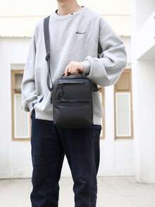 New Fashionable Simple Men's Bag Crossbody Bag High-End Large Capacity Shoulder Bag Outdoor Commuter Backpack - Multicolor - View 10