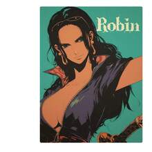 ONE PIECE 1 张流行墙面艺术海报 Nico Robin 动漫海报高级动漫墙面艺术 | 御宅族房间装饰（无框风格）