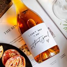 For 60ml-Bridesmaid Proposal Mini Champagne Labels - Set Of 10/20 - Will You Be My Bridesmaid Box Gift Idea - I Can't Say "I Do" Without You - Multicolor - View 3