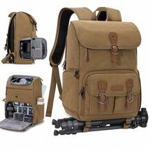 NEWHEY Camera Backpack DSLR Camera Bag For Photographers With Waterproof Rain Cover Photograhy Backpack Travel Essentials Travel Accessories Travel Must Haves - Multicolor - View 3