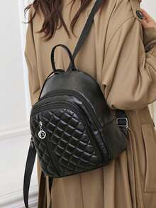 Backpack Senior Texture Multi-Functional Fashion New Shoulder Backpack All Travel Men And Women Bags - Multicolor - View 9