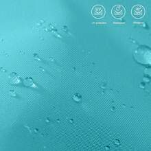 2025-NEW MasterCanopy Valance Patio Umbrella For Outdoor Table Market -8 Ribs (2.7M, Burgundy)Turquoise 2.7MTurquoise - Bildfarbe - View 4