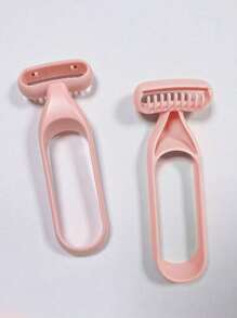 1 pieza/3 piezas/5 piezas Afeitadora manual, herramienta de depilación, dispositivo de depilación suave y delicado, dispositivo de depilación física, adecuado para axilas y piernas, con protección contra arañazos, afeitadora de axilas para verano sin irritación, afeitadora de axilas para mujeres, afeitadora, productos y accesorios para salón de belleza, artículos de belleza esenciales para viajar