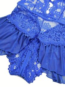 Women's Plus Size Sexy Lace Teddy Lingerie