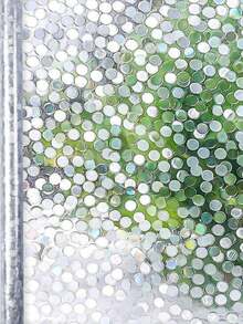 1 Roll Window Privacy Film, Rainbow Window Clings, 3D Decorative Window Vinyl, Stained Glass Window Decals, Static Cling Window Sticker Non-Adhesive Window Film For Home Office Wall Decor Room Decor Stickers Personalised Stickers - Clear - View 22