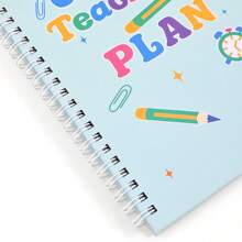 48 Sheets Teacher Planner A5, Homeschool Classroom Planner, Undated Lesson Planner Book, Weekly Monthly Plan Notebook, Happy Planner, Academic Year Planner Calendar, With Colored Page School Supplies For Teachers Parent