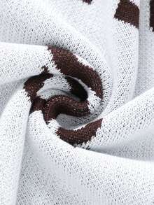 1pc Baby Knitted Blanket With Car Pattern, Infant/Toddler Coverlet Quilt For All Seasons - Coffee - View 6