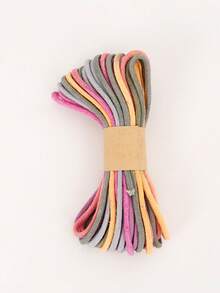 Macrame Cord 3mm X 10 M, Variegated Color Twisted Rope, Rope, Macrame Yarn For Wall Hangings, Plant Hangers, Crafts, DIY Decorating Projects - Multicolor - View 18