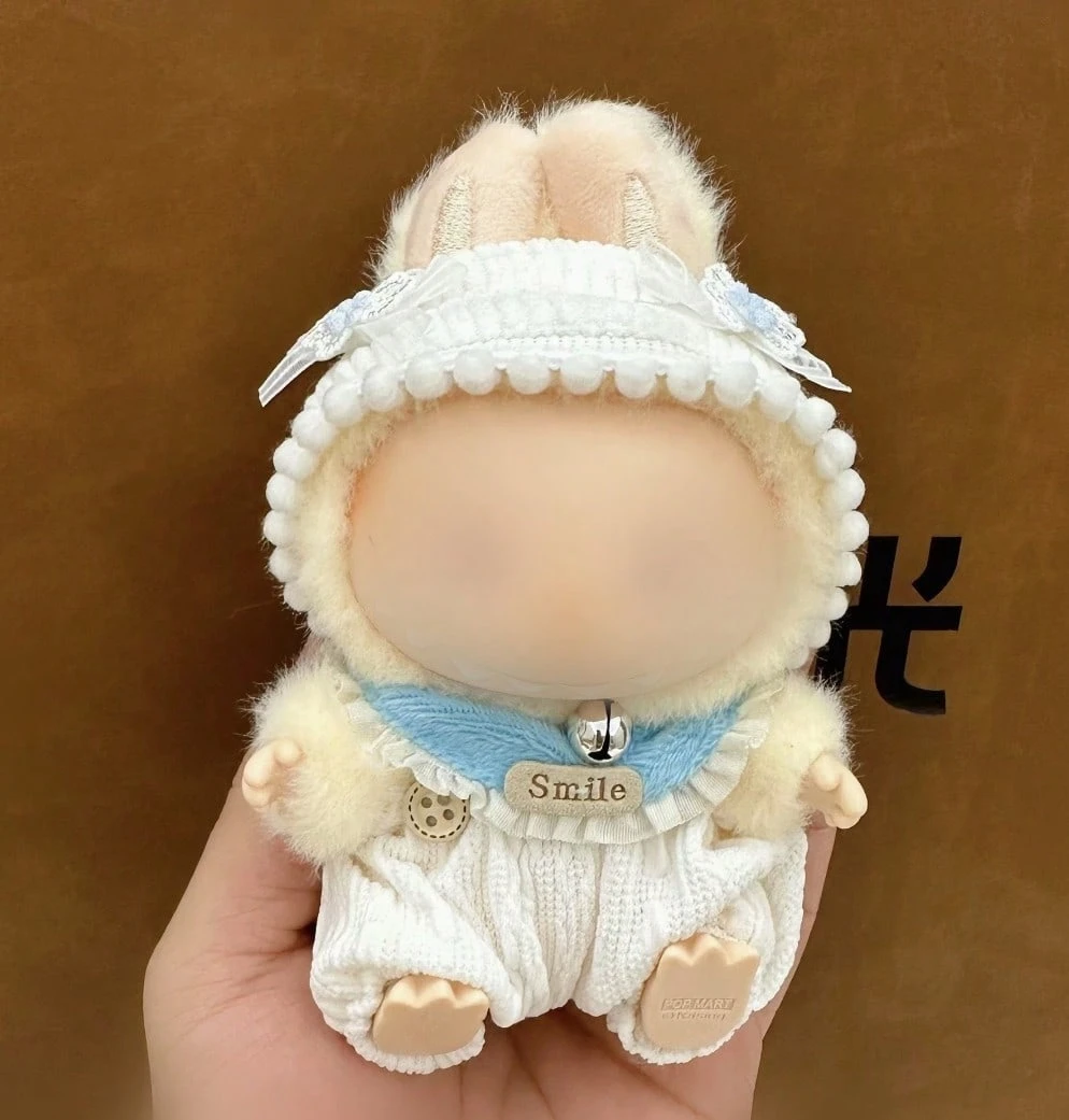 LABUBU Mystery Box Dress Up Figurine 17cm Labubu Doll Clothes Blind