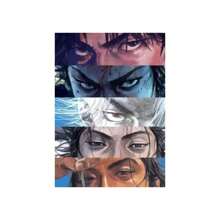 1/3 piezas Carteles de arte de pared de anime japonés vintage, manga Miyamoto Musashi Vagabond Bushido Warrior, impresiones de pintura de canvas, decoración del hogar, marco opcional