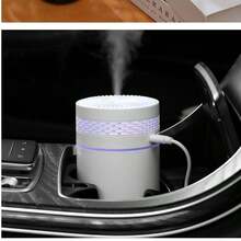 USB Electric Humidifier, Aroma Diffuser, Essential Oil Purifier, Aroma Atomizer With Light, Suitable For Cars, Homes, Bedrooms, Small Desktop Humidifier For Home Use, Replenishes Moisture, Sprays Humidification, USB Portable Car Night Light Aroma Diffuser, Small Air Humidifier With LED Light Aroma Diffuser.