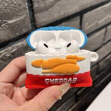 Funny Phone Case,Ugly Phone Case Classic Red, Blue And White Potato Chip Design Bluetooth Earphone Case - Multicolor - View 3