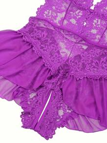 Women's Plus Size Sexy Lace Teddy Lingerie
