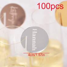 2/10/20/50/100 Pcs Custom Wine Charm With Names, Wedding Name Place Card Ideas Glass Marker Wine Charm Wedding Drink Tags Cocktail Champagne Charms Drink Label Glass Charm Place Setting, Multi-Functional, Durable, Ornamental, Reusable, Exquisite, Stylish, High-Quality, Colorful, Modern, Custom, Personalized, Unique, Home, Garden, Office, For Anniversaries, For Valentine's Day, For Mother's Day, For Birthdays, For Father's Day, For Graduation, For Weddings, For Housewarming,Vacay Vibes,Graphic Print