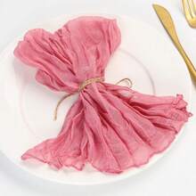 Cheese Cloth Napkins, Suitable For Weddings, Festivals, Birthdays And Other Party Decorations - Multicolor - View 19