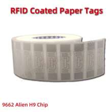 10 sztuk RFID UHF Tagi Naklejki 860-960MHz Daleki Zasięg Alien H9 Etykieta Klej Do Sportowego Czasu Wyścig Pojazdu Zasobów Inwentaryzacji