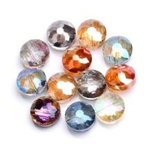 10pcs 14mm Bird Nest/ 13*18mm Grid Water Drop Hole Cut Glass Beads, DIY Craft Accessories For Jewelry Making, Cell Phone Chain, Keychain, Earrings, Necklaces, Shoes & Apparel Decoration
