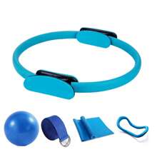 5pcs Women's Basic Pilates Set, Pilates Circle, Pilates Ring Hip Strap, Women's Yoga Set, Butt Exercise Hip Strap 25cm Yoga Ball Gym Accessories