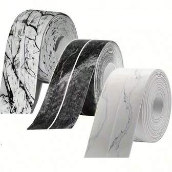 1 Rollo/3.2m Cinta decorativa selladora anti-moho para cocina, baño, inodoro, fregadero, esquinas de pared, impermeable, cinta anti-aceite para estufa