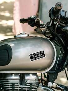 1/3pcs "IF I'VE OFFENDED YOU. I'M NOT SORRY AND IT'S YOUR FAULT" Humorous Stickers, Suitable For Laptop, Water Bottle, Journal, Skins, Guitars, Helmets, Office Supplies, School, Skateboards, Luggage, Water Bottle, And Other Fun Mental Health Decal